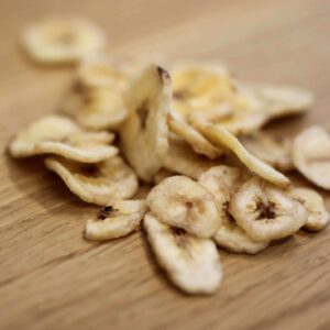 Bananenchips mit Honig gesüßt