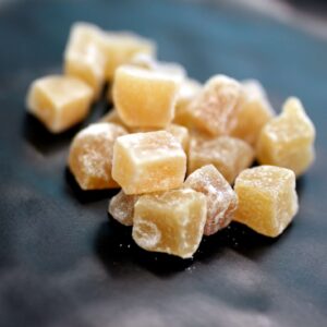 Kandierter Ingwer-Würfel