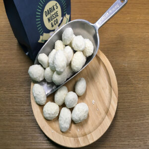 Mandeln Weißeschokolade mit kokos